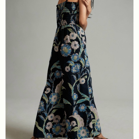 Pilcro smocked wide leg jumpsuit EUC - Picture 4 of 4